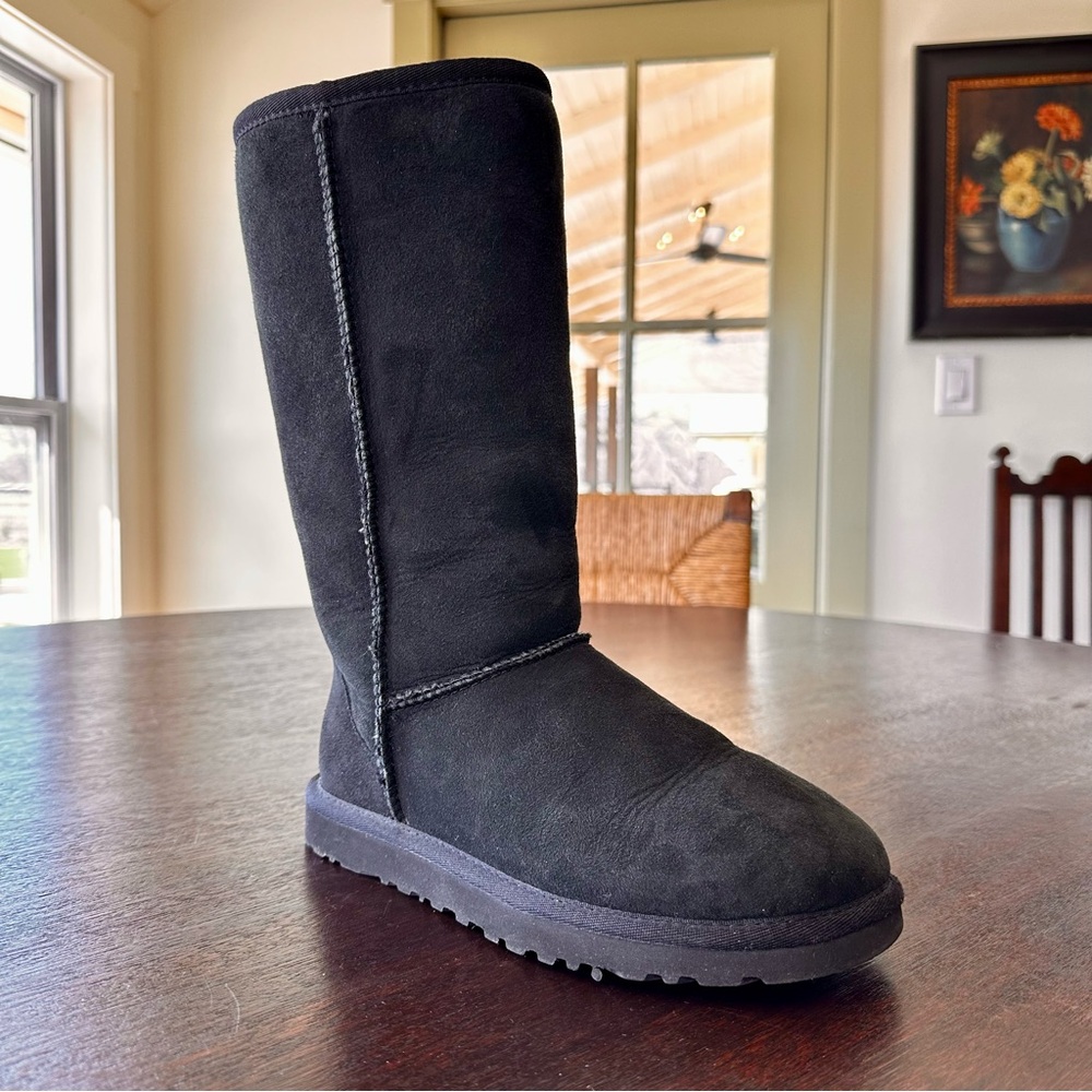 UGG black Classic Short II Family Matching Suede